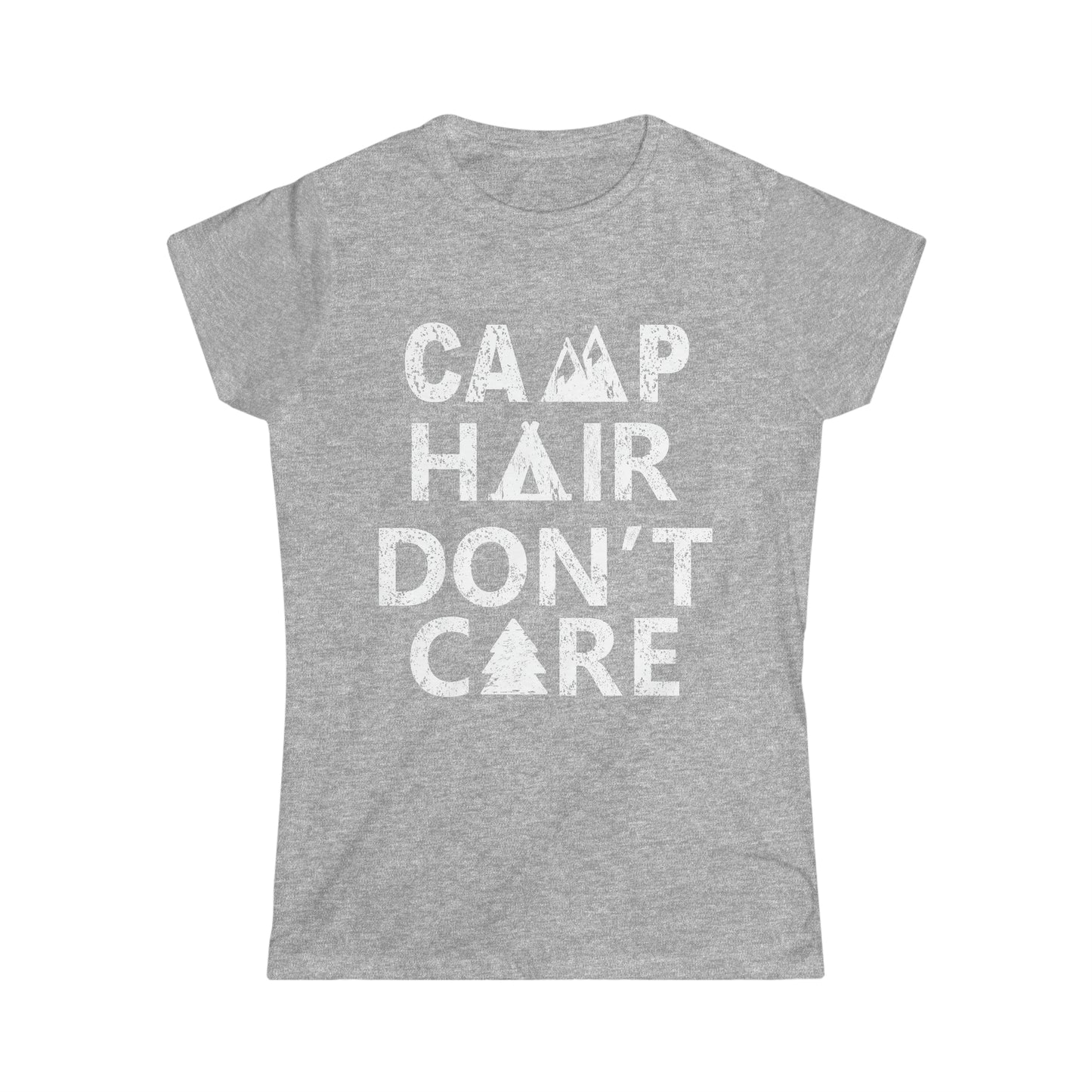 "Camp Hair Don't Care" Women's Softstyle Tee