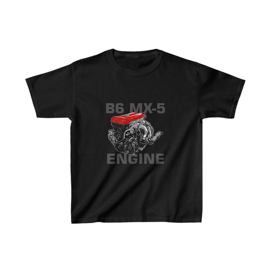 B6 MX-5 Engine Graphic Kids Heavy Cotton™ Tee