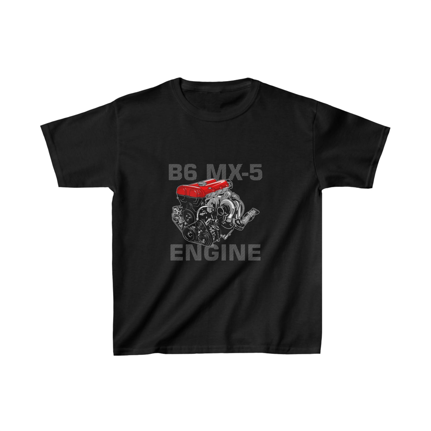 B6 MX-5 Engine Graphic Kids Heavy Cotton™ Tee