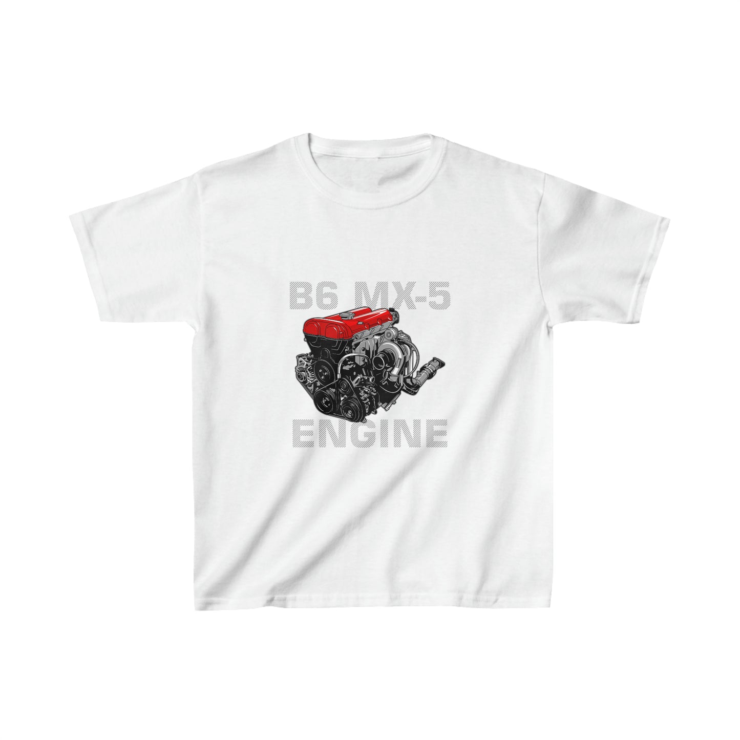 B6 MX-5 Engine Graphic Kids Heavy Cotton™ Tee