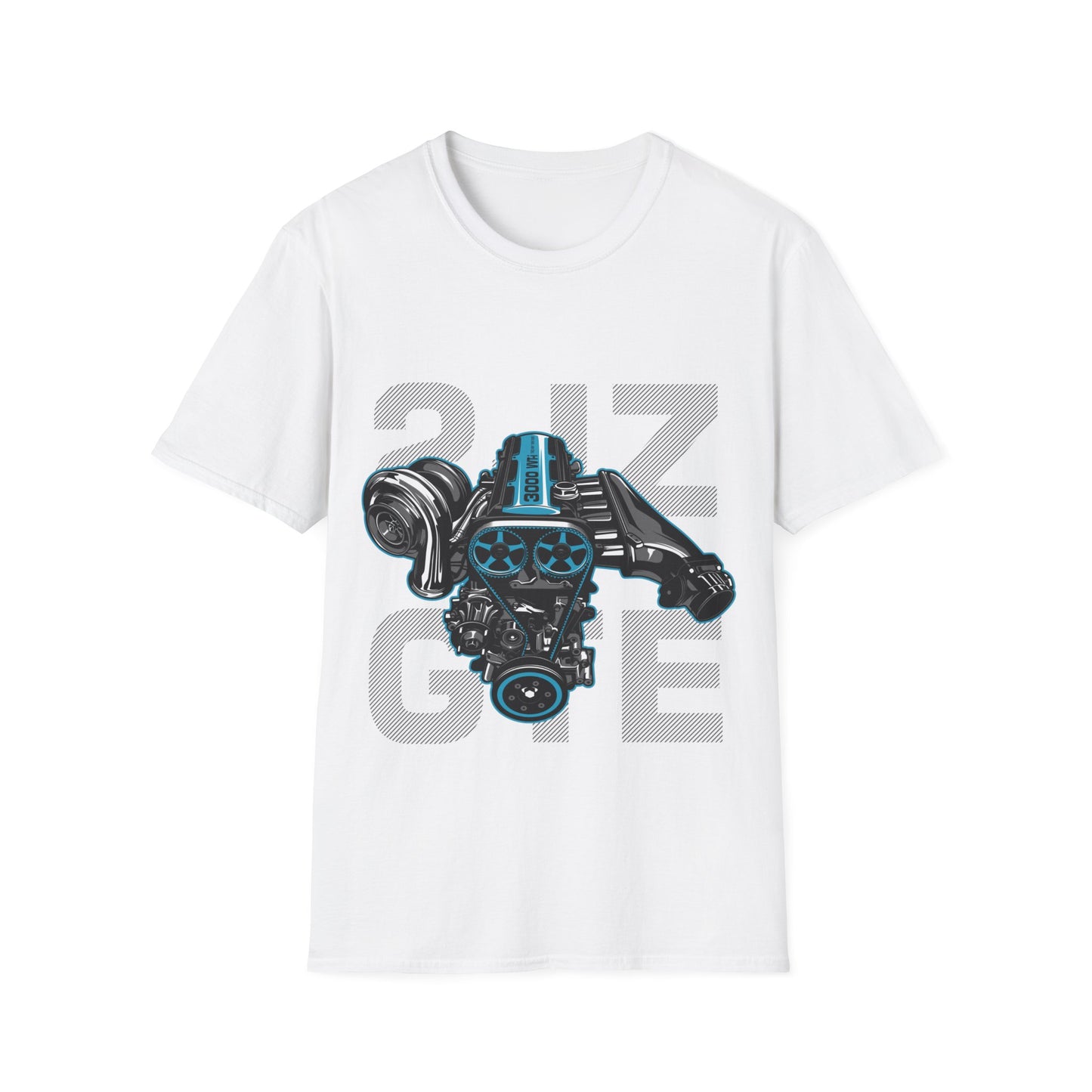 2JZGTE Engine Graphic Unisex Softstyle T-Shirt