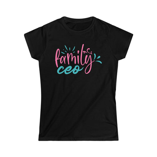 "Family CEO" Women's Softstyle Tee
