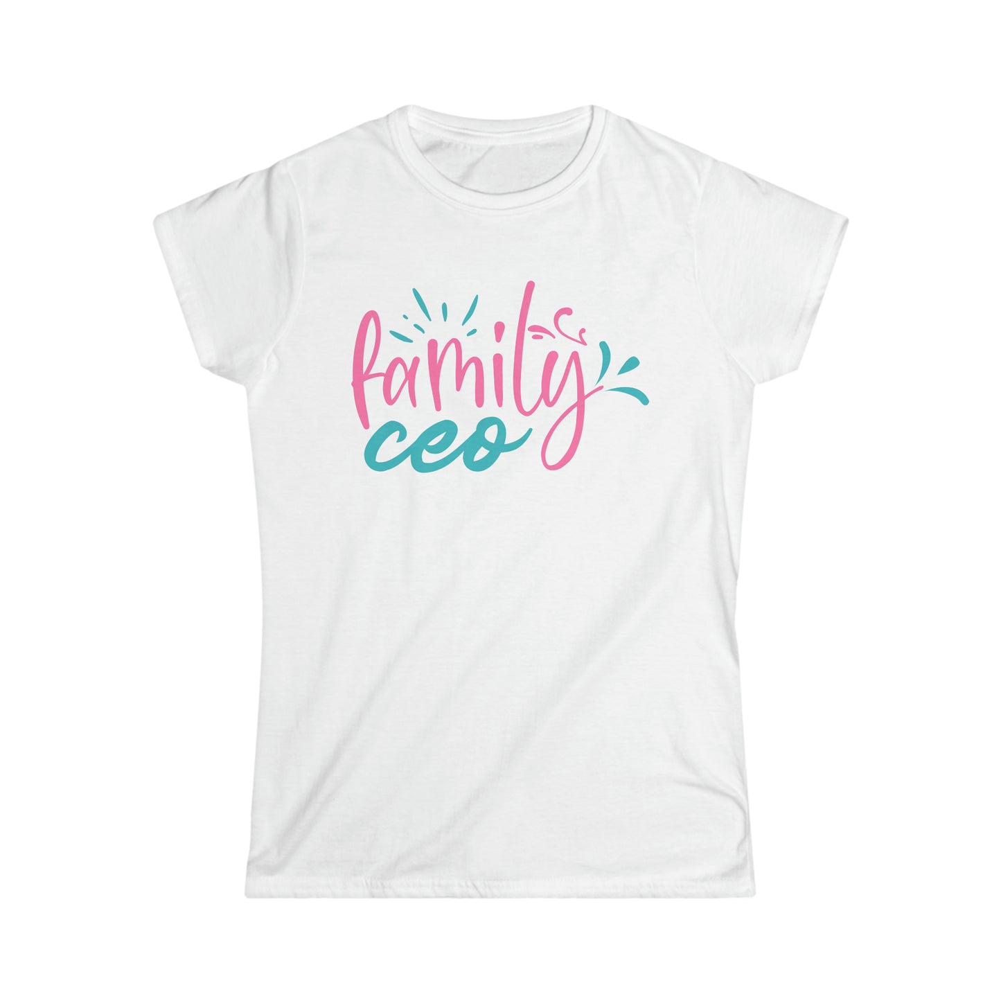 "Family CEO" Women's Softstyle Tee