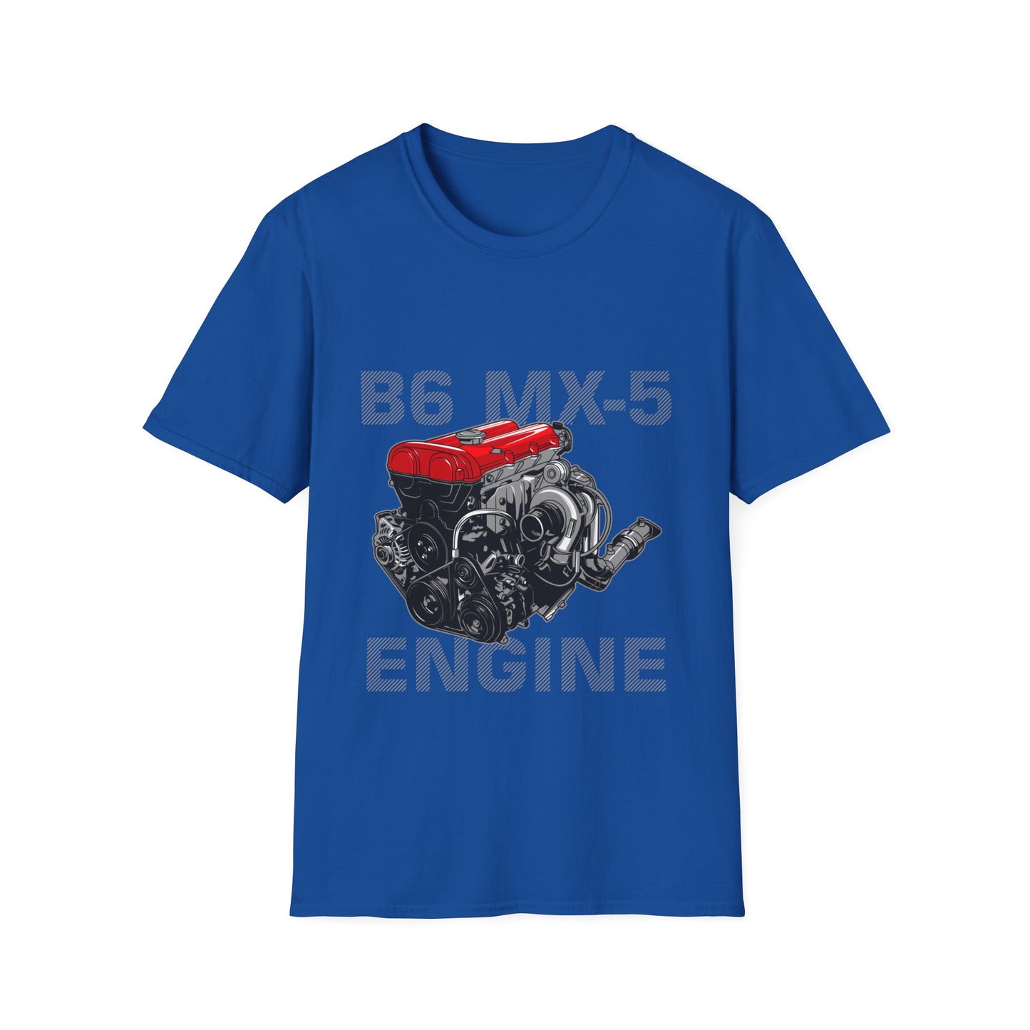 B6 MX-5 Engine Graphic Unisex Softstyle T-Shirt