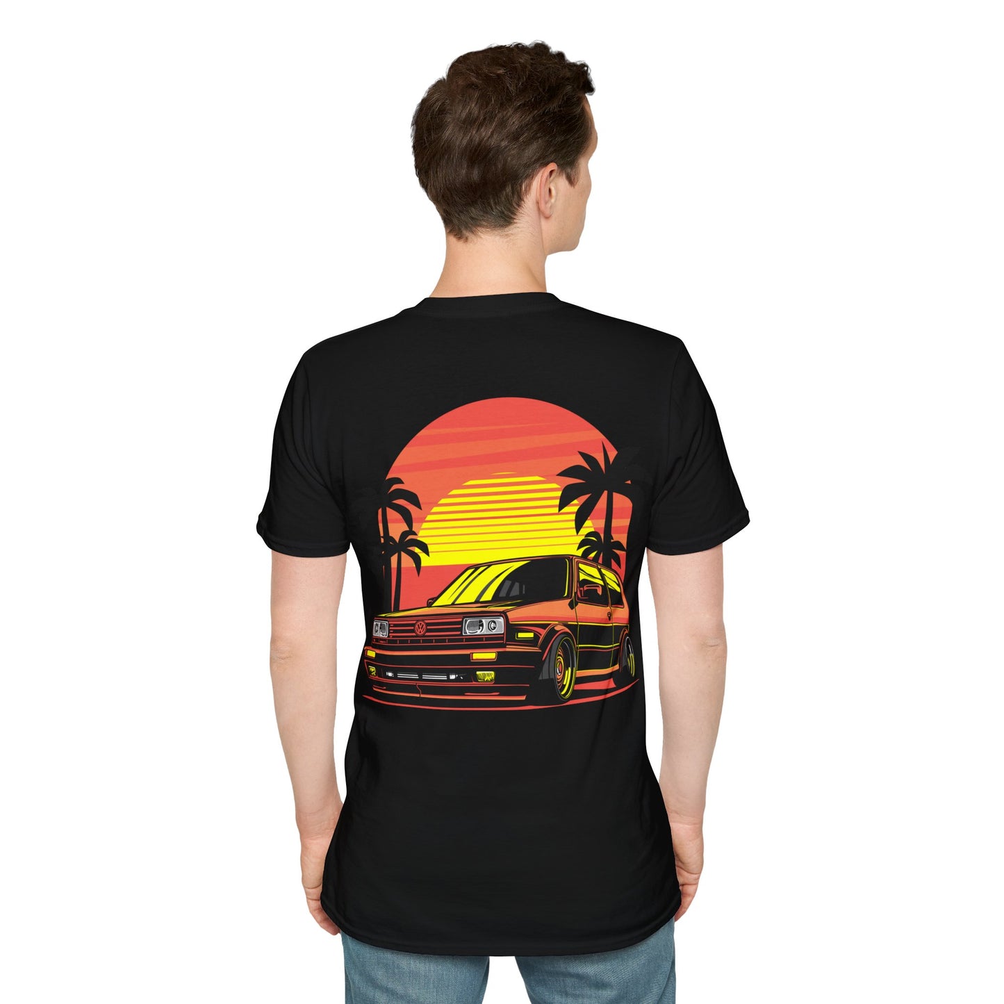 VDub Sunset Graphic Unisex Softstyle T-Shirt