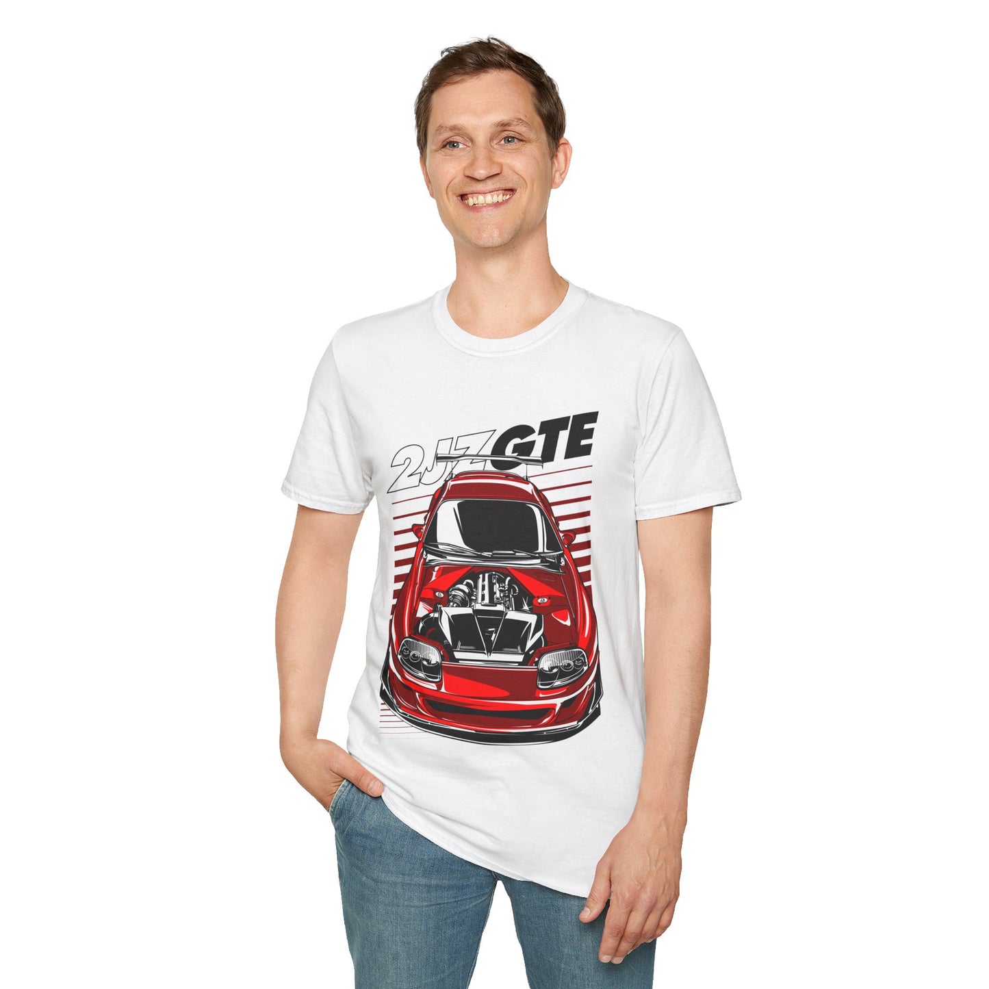 2JZGTE Graphic Design Unisex Softstyle T-Shirt