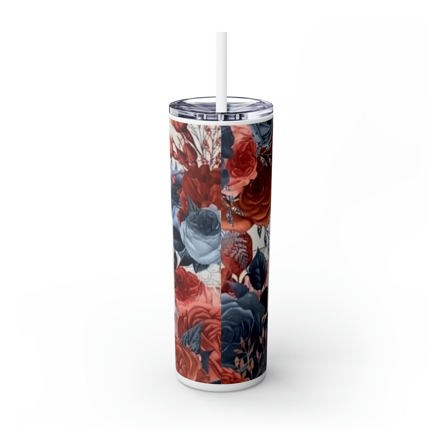 " It's A Throat Punch Kinda Day " Skinny Tumbler with Straw, 20oz