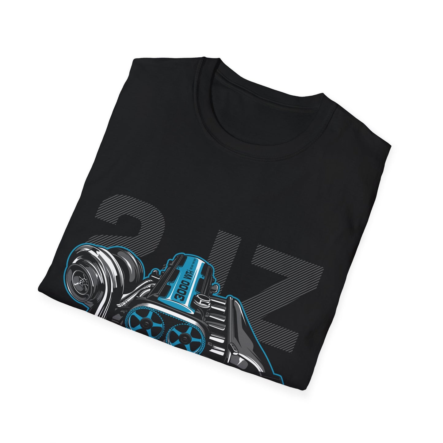 2JZGTE Engine Graphic Unisex Softstyle T-Shirt