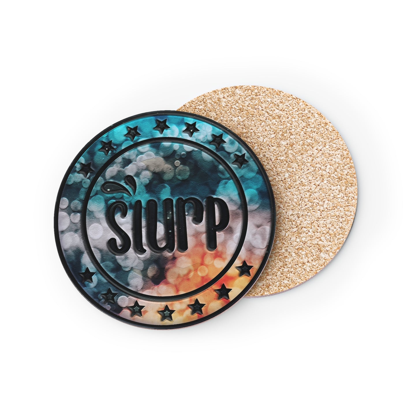 " Slurp " Round Coasters