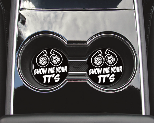 Show Me Your TT's Neoprene Car Coasters