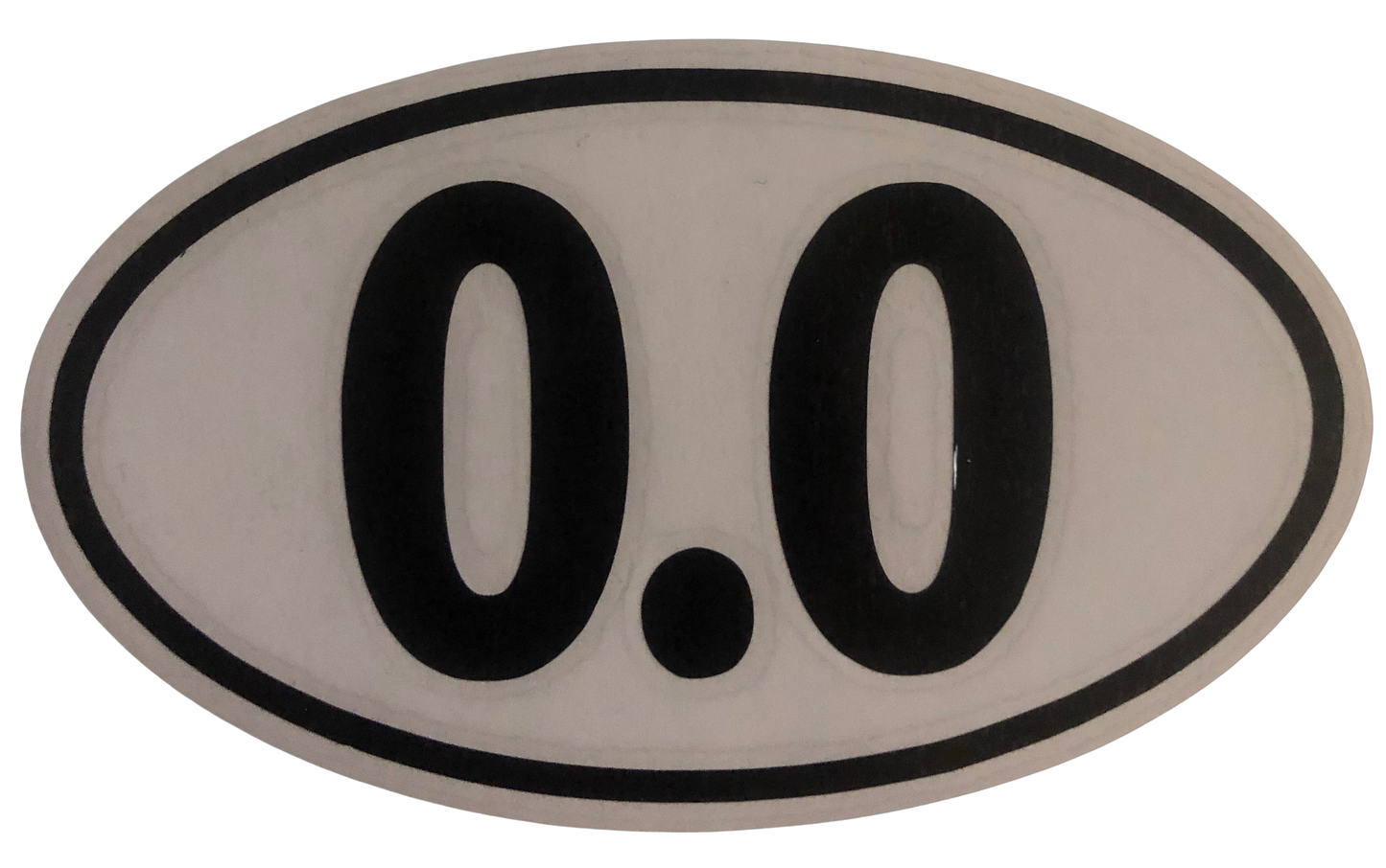 0.0 Miles Ran! Custom Vinyl Decal  Material: Oracle 651 permanent vinyl 