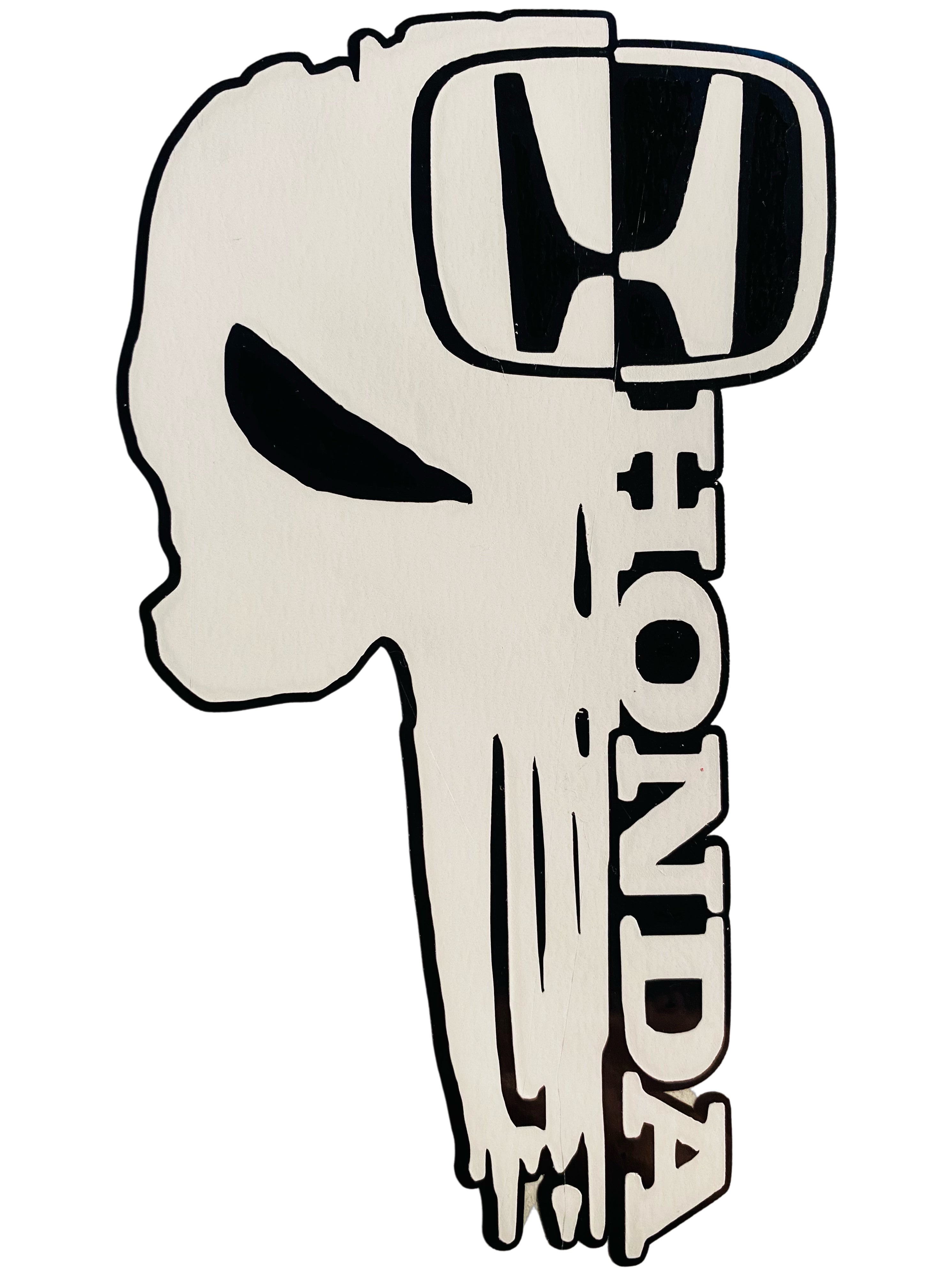 Honda Skull Vinyl Decal – Gate City Designs