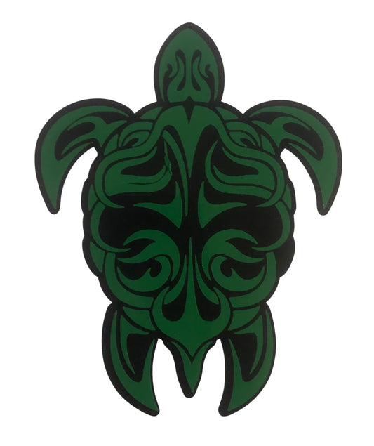 Tribal Design Sea Turtle Custom Vinyl Decal  Material: Oracle 651 permanent vinyl 